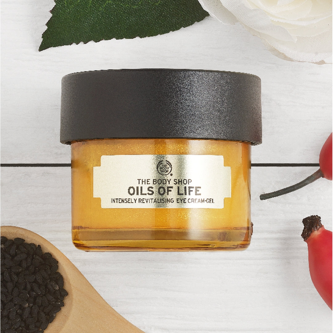 Oils of Life Eye Cream Gel The Body Shop THE BODY SHOP