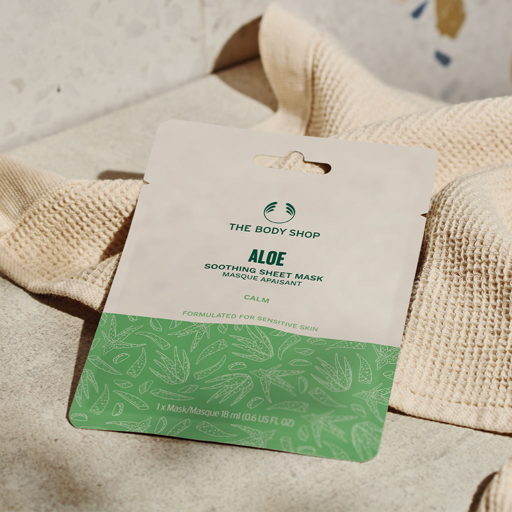 Aloe Sheet Face Mask Aloe Vera The Body Shop THE BODY SHOP