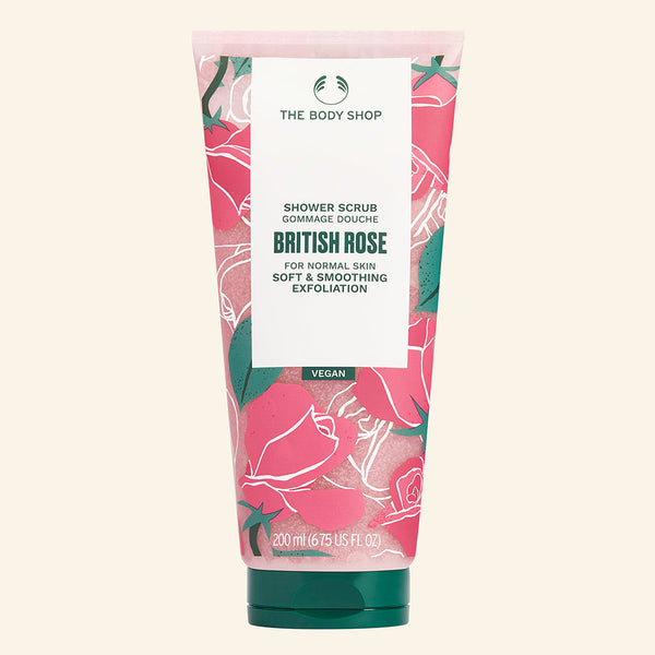 The Body Shop British Rose Shower Scrub