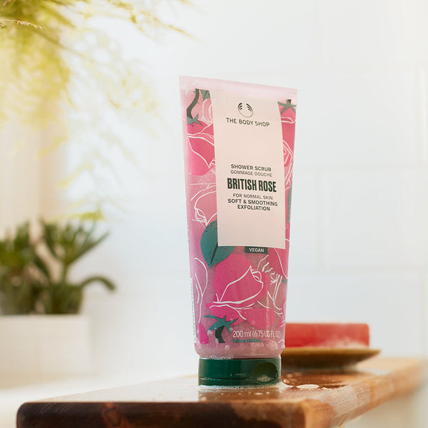 The Body Shop British Rose Shower Scrub