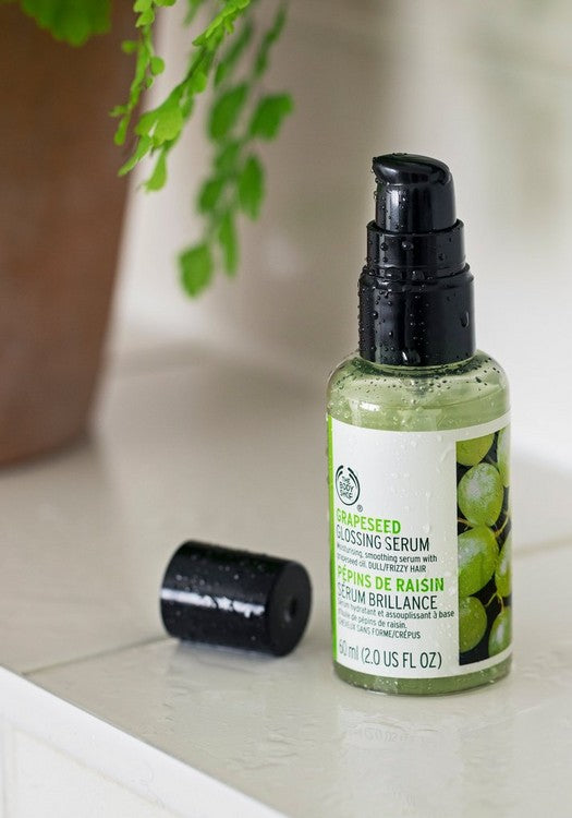 Grapeseed Glossing Serum Hair The Body Shop® THE BODY SHOP