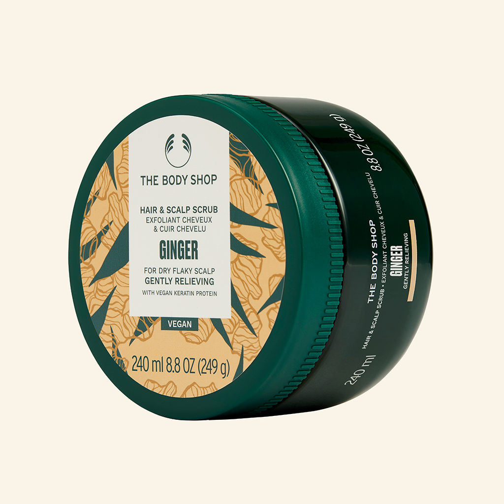 Ginger Hair & Scalp Scrub Shampoos + Treatments The Body Shop THE