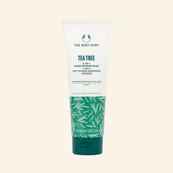 The Body Shop Tea Tree 3-in-1 Wash, Scrub & Mask