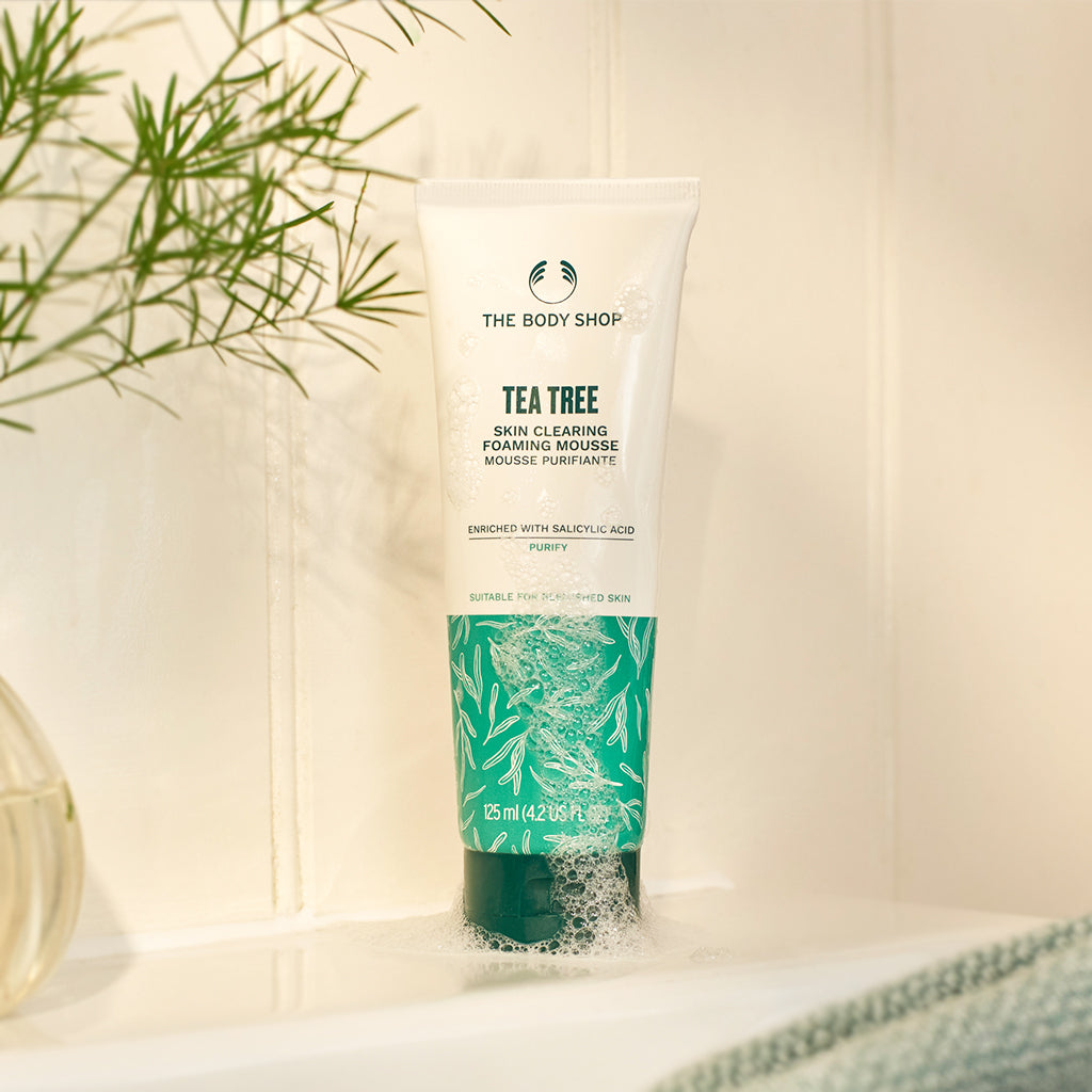 Tea Tree Foaming Face Wash 125ml The Body Shop THE BODY SHOP