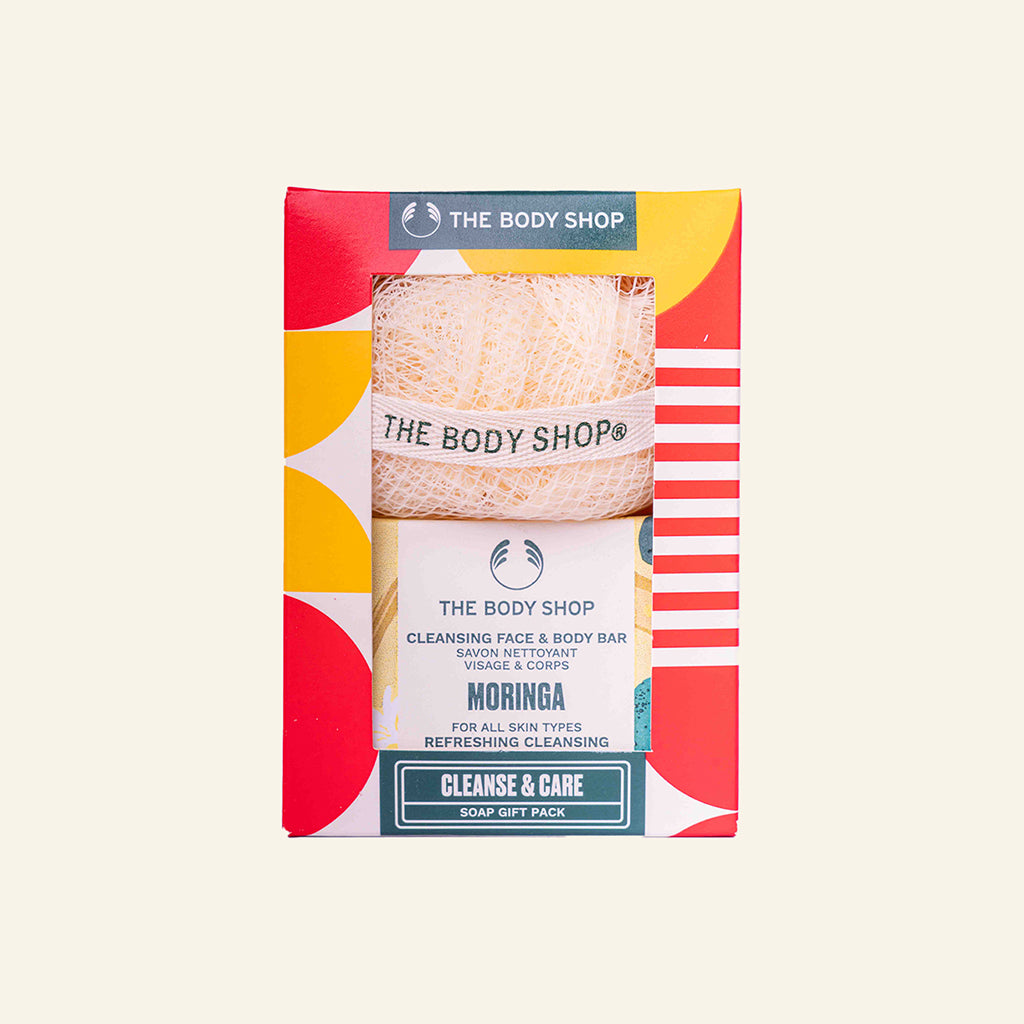Cleanse & Care Moringa Soap & Lily Duo THE BODY SHOP