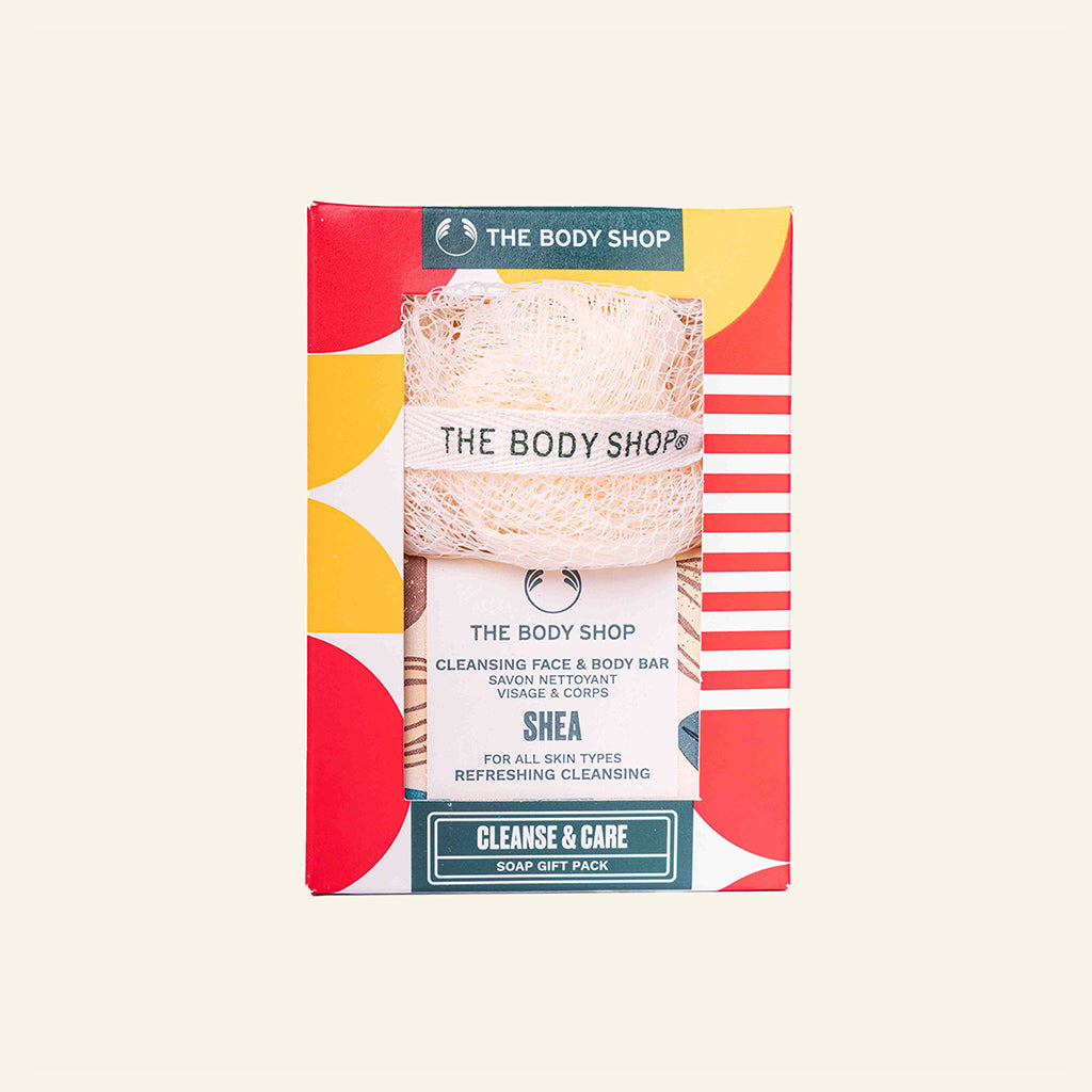 The Body Shop Cleanse & Care Shea Soap & Lily Duo