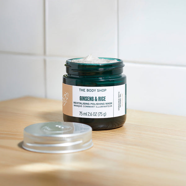 The Body Shop Ginseng & Rice Revitalising Polishing Mask 75ml