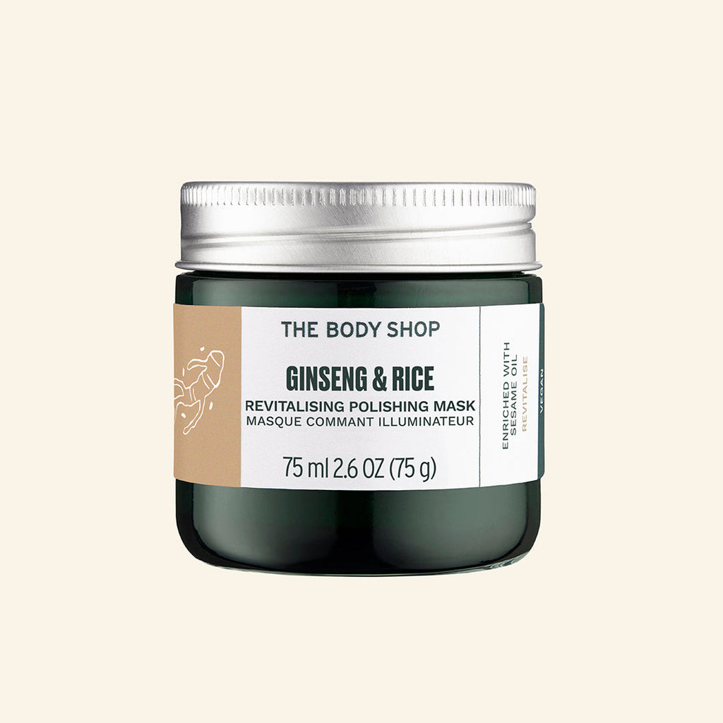 The Body Shop Ginseng & Rice Revitalising Polishing Mask 75ml