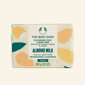The Body Shop Almond Milk Cleansing Face and Body Bar