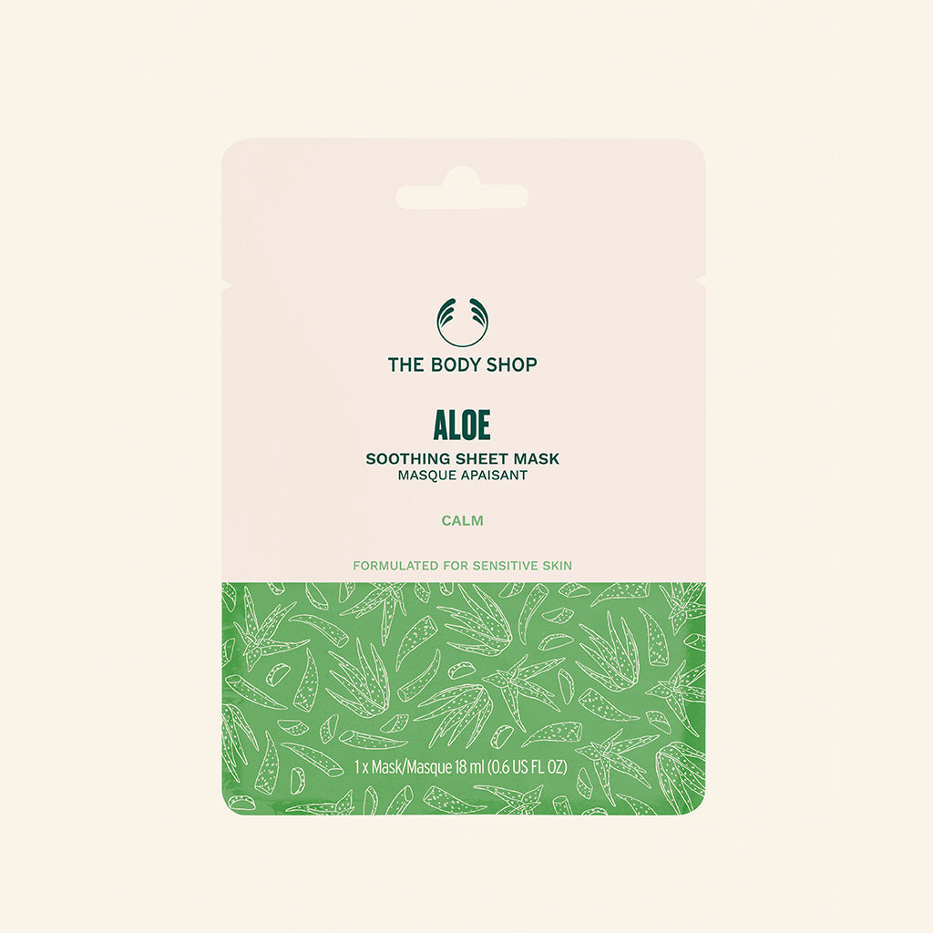 Aloe Sheet Face Mask| Aloe Vera | The Body Shop – THE BODY SHOP