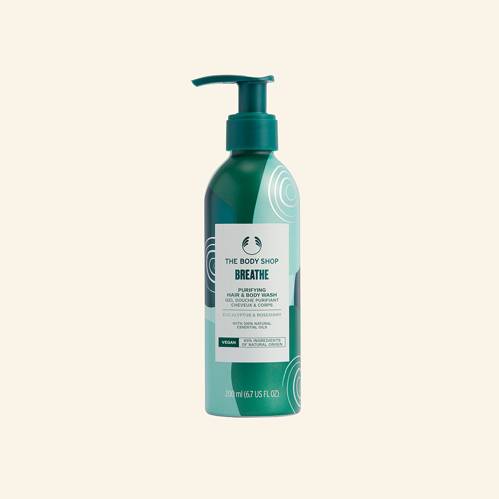 The Body Shop Breathe Purifying Hair and Body Wash