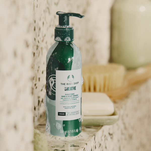 The Body Shop Breathe Purifying Hair and Body Wash