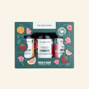 The Body Shop Fresh & Foamy Shower Gel Trio