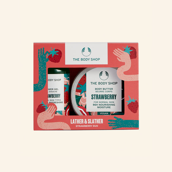 The Body Shop Lather & Slather
 Strawberry Duo