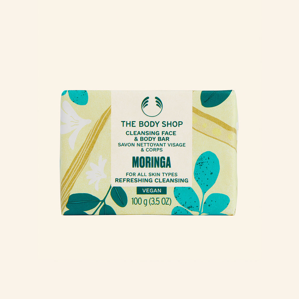 The Body Shop Moringa Cleansing Face & Body Bar