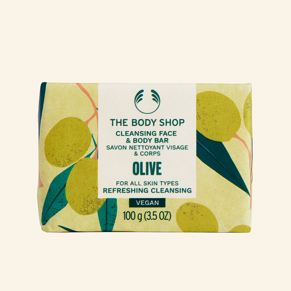The Body Shop Olive Cleansing Face and Body Bar
