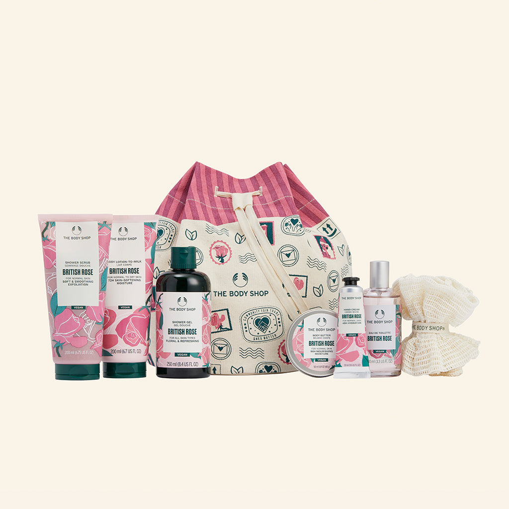 The Body Shop Bloom & Glow British Rose Ultimate Gift