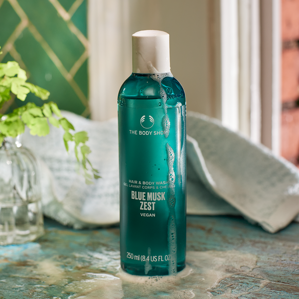 The Body Shop blue-musk-zest-hair-and-body-wash