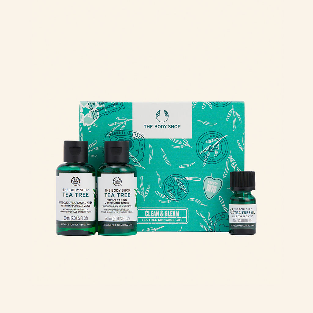 The Body Shop Clean & Gleam Tea Tree Skincare Gift