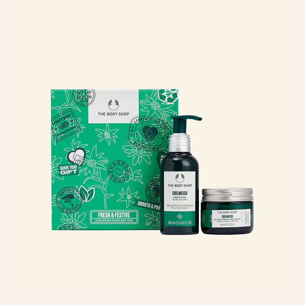 The Body Shop fresh-and-festive-edelweiss-skincare-duo