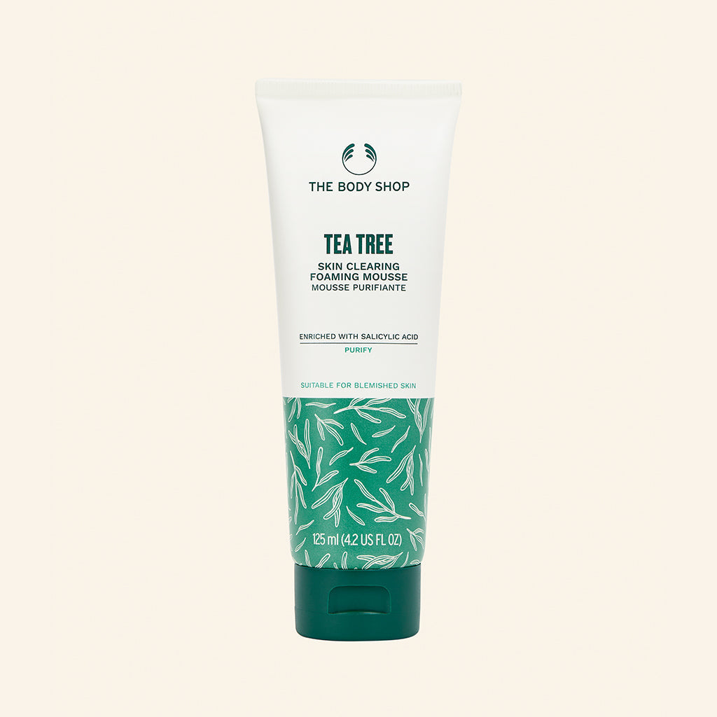 Tea Tree Foaming Face Wash 125ml | The Body Shop – THE BODY SHOP