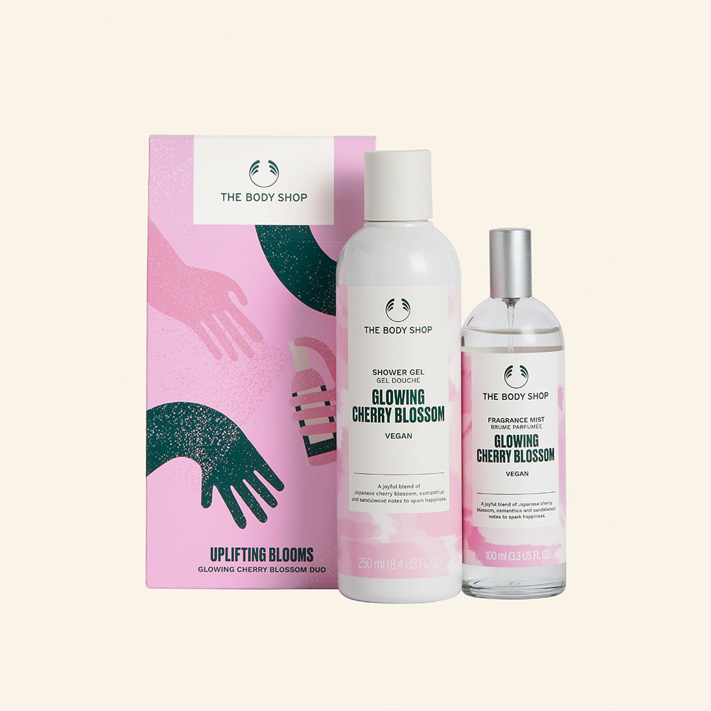 The Body Shop Uplifting Blooms 
 Glowing Cherry Blossom Duo
